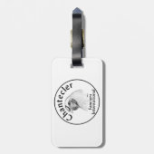 Chantecler Fanciers Logo Bagagelabel (Achterkant verticaal)