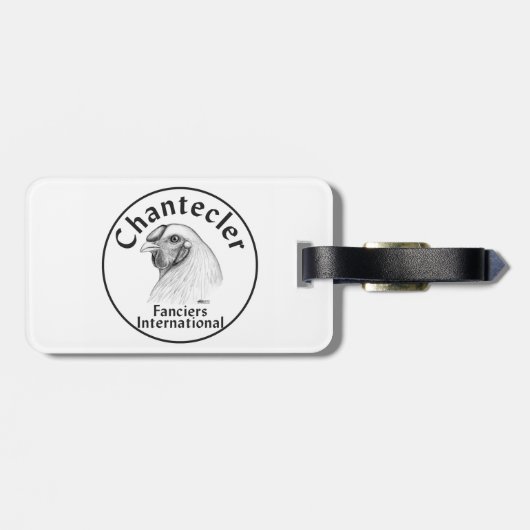 Chantecler Fanciers Logo Bagagelabel (Achterkant horizontaal)