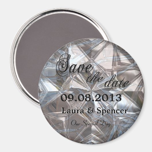 Chanteleah Dazzle Bewaar de datummagneet Magneet (Voorkant / Achterkant)