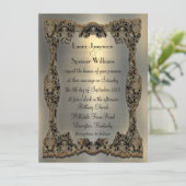Chanteleah Formal Wedding Invitation 5,5 x 7,5 inc Kaart (Staand voorkant)