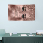 Chantelle Eyelash Brows Makeup droogt verticaal Spandoek (Beurs)