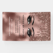 Chantelle Eyelash Brows Makeup droogt verticaal Spandoek (Horizontaal)