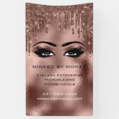 Chantelle Eyelash Brows Makeup droogt verticaal Spandoek (Verticaal)
