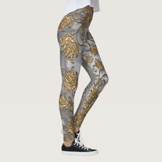 Chantelvilla Dove Twee Toned Elegant Leggings (Rechts)