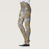 Chantelvilla Dove Twee Toned Elegant Leggings (Links)