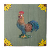Chanticleer Rooster Tegeltje (Voorkant)