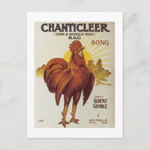 Chanticleer Songbook Hoesje Briefkaart