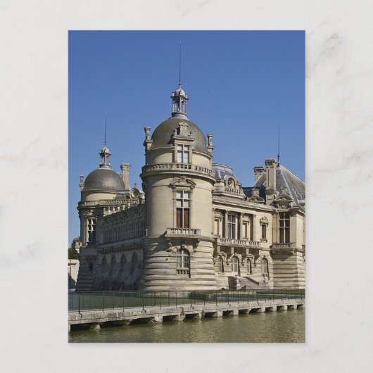 Chantilly castle, Oise Frankrijk Briefkaart (Voorkant)
