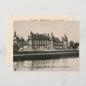 Chantilly chateau Castle Replica 1925 Briefkaart (Voorkant / Achterkant)