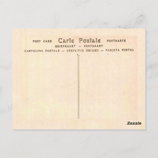 Chantilly chateau Castle Replica 1925 Briefkaart (Achterkant)