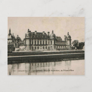 Chantilly chateau Castle Replica 1925 Briefkaart