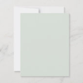 Chantilly Lace Rozen bruiloft RSVP Kaart (Achterkant)