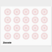 Chantilly Lace Seal Ronde Sticker (Vel)