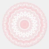 Chantilly Lace Seal Ronde Sticker (Voorkant)