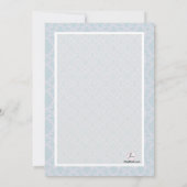 Chantilly religieuze bevestiging uitnodiging (Achterkant)