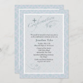 Chantilly religieuze bevestiging uitnodiging (Voorkant / Achterkant)