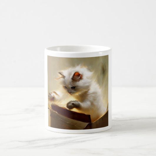 Chantilly-Tiffany Cat Koffiemok (Center)