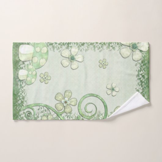 Chantily Whimsical Mixed Media Bad Handdoek (Handdoek)