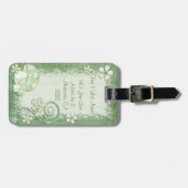 Chantily Whimsical Mixed Media Bagagelabel (Voorkant horizontaal)