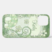 Chantily Whimsical Mixed Media GEPERSONALISEERD Case-Mate iPhone Case (Achterkant (horizontaal))