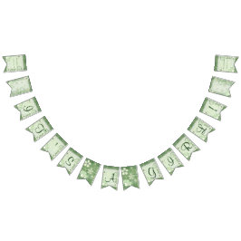 Chantily Whimsical Mixed Media Het is een meisje Vlaggetjes