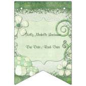 Chantily Whimsical Mixed Media Het is een meisje Vlaggetjes (Eerste vlag)