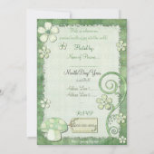 Chantily Whimsical Mixed Media Kaart (Achterkant)