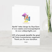 CHANTLPOTLE de Geest van de dans Feestdagen Kaart (Achterkant)