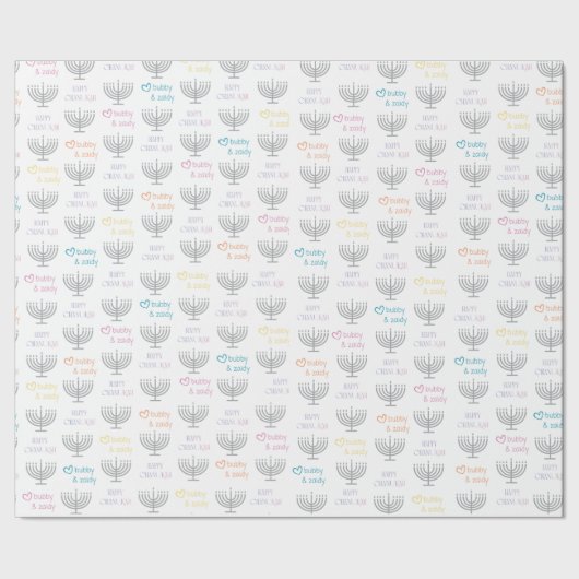 Chanuka Wrapping Paper Cadeaupapier (Zoom)