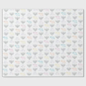 Chanuka Wrapping Paper Cadeaupapier (Vlak)