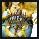 Chanukah Angel Poster<br><div class="desc">Oorspronkelijk kunstwerk van de ustyphoenix.</div>