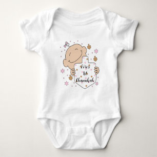 Chanukah Baby Roze Baby Bodypakje Romper
