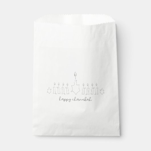 Chanukah Bedankzakje (Voorkant)