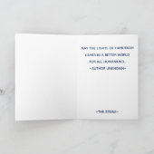 Chanukah "Blackboard Dove"-Wenskaart/envelop Feestdagen Kaart (Binnen)