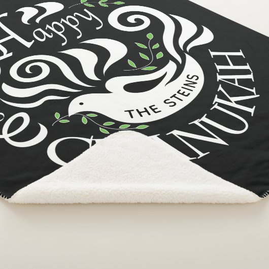 Chanukah Blackboard Sherpa Blanket/Medium Deken (3/4)
