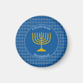 CHANUKAH BLESSINGS | Menorah | Hanukkah Magneet (Voorkant)