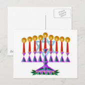 Chanukah Briefkaart (Voorkant / Achterkant)