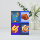 Chanukah-Briefkaart Briefkaart (Staand voorkant)