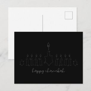 Chanukah-Briefkaart Briefkaart
