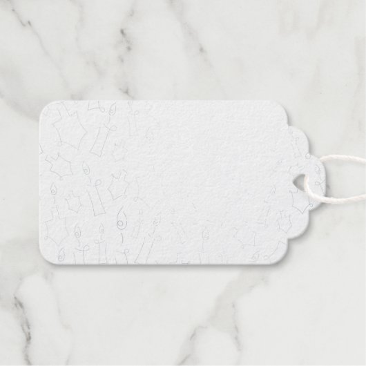 Chanukah Cadeaulabels (Voorkant (horizontaal))