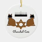 Chanukah Cats Ornament (Voorkant)