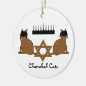 Chanukah Cats Ornament (Links)