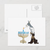 chanukah (Chanoeka) kaart (Voorkant / Achterkant)