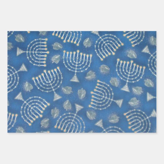 Chanukah Chanukah Inpakpapier Vel (Voorkant 3)