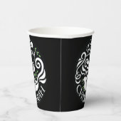 Chanukah Dove 8 oz. Papieren Bekers (Rechts)