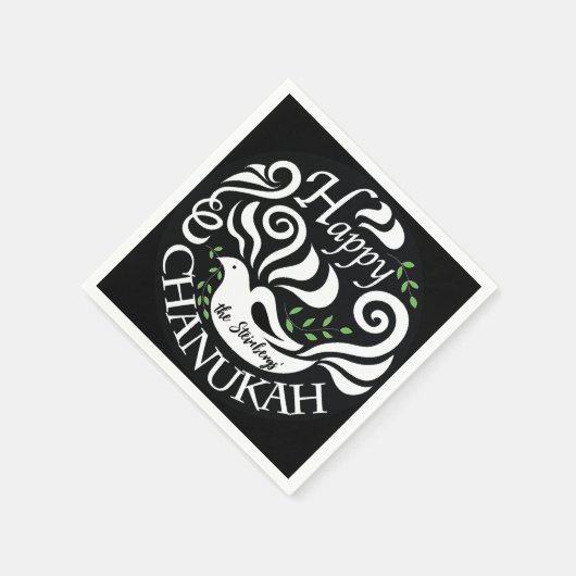 Chanukah Dove Servet (Hoek)