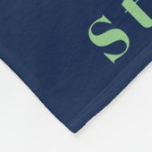 Chanukah Dove Stencil Fleece Blanket Deken (Hoek)