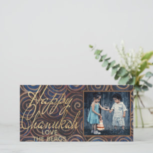 Chanukah Draaiende Driehoeken Feestdagenkaart