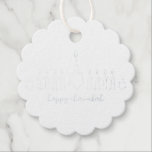 Chanukah Folie Favor Tags<br><div class="desc">Chanukah verdient iets meer—iets speciaals! Dit ontwerp biedt een prachtig,  simplistisch,  minimalistisch estheticum met zijn moderne aanraking en zijn delicate smaak. Viel Chanokah met het coördineren van decor en het geven van accessoires. Maak van dit jaar een Chanoeka om het te herinneren!</div>