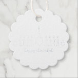 Chanukah Folie Favor Tags<br><div class="desc">Chanukah verdient iets meer—iets speciaals! Dit ontwerp biedt een prachtig,  simplistisch,  minimalistisch estheticum met zijn moderne aanraking en zijn delicate smaak. Viel Chanokah met het coördineren van decor en het geven van accessoires. Maak van dit jaar een Chanoeka om het te herinneren!</div>